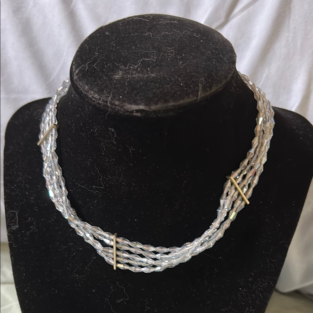 Paperdolls Silver and blueWomen's choker